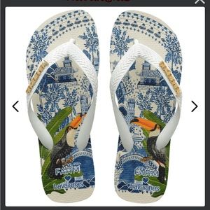 Farm Rio x Havaianas Toucan Flip Flops